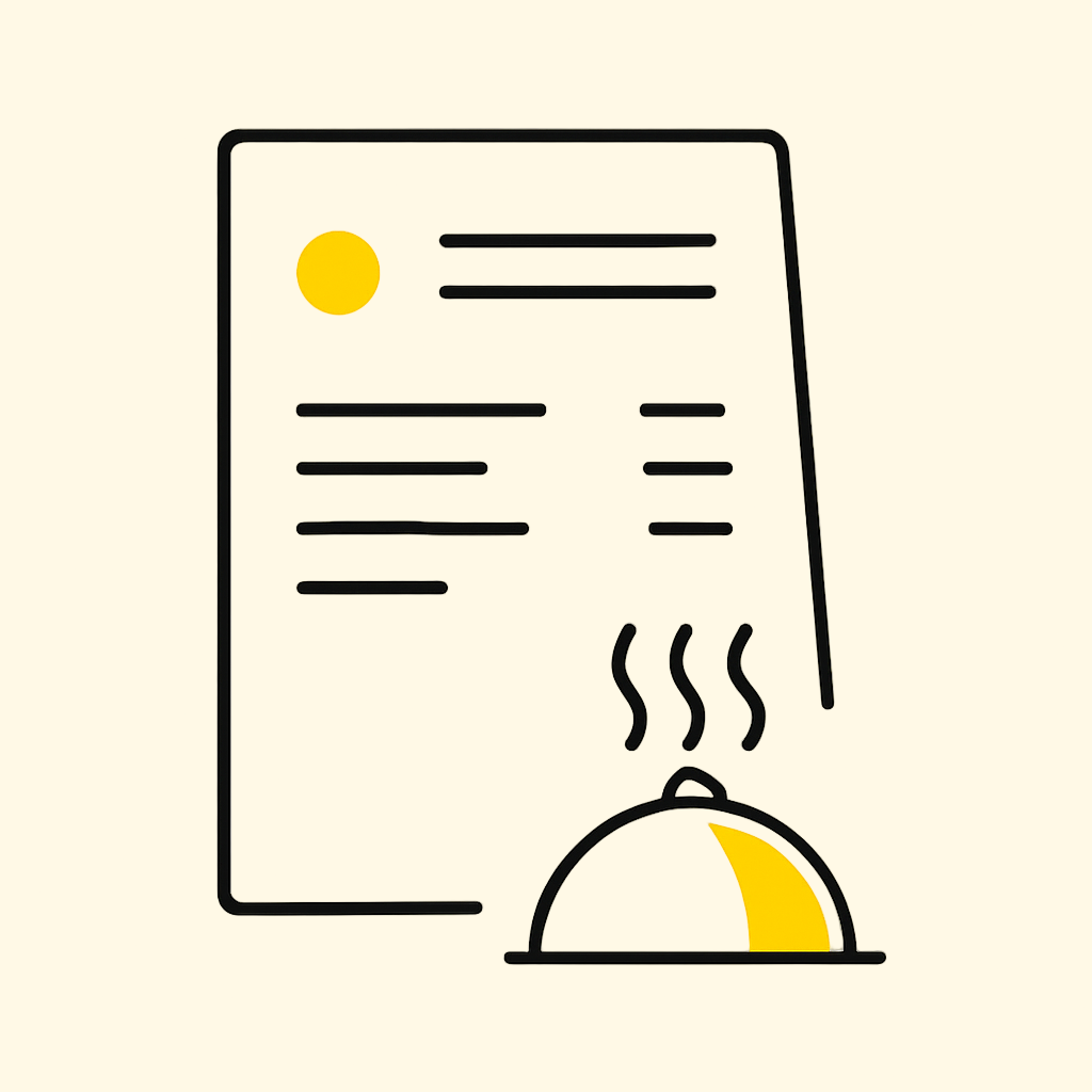 Menu design