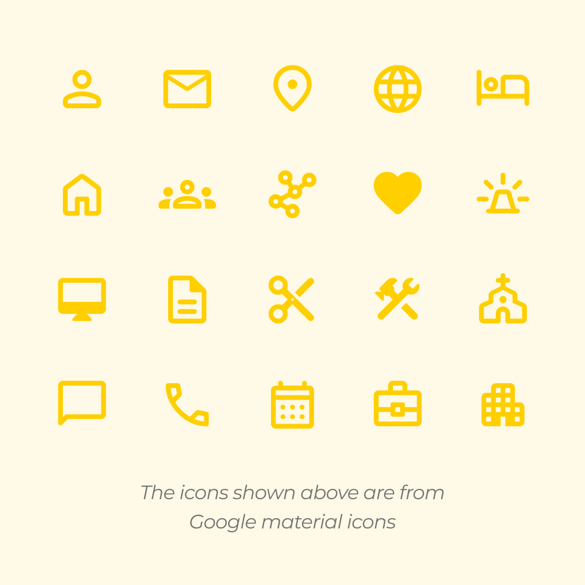 Custom Icon set
